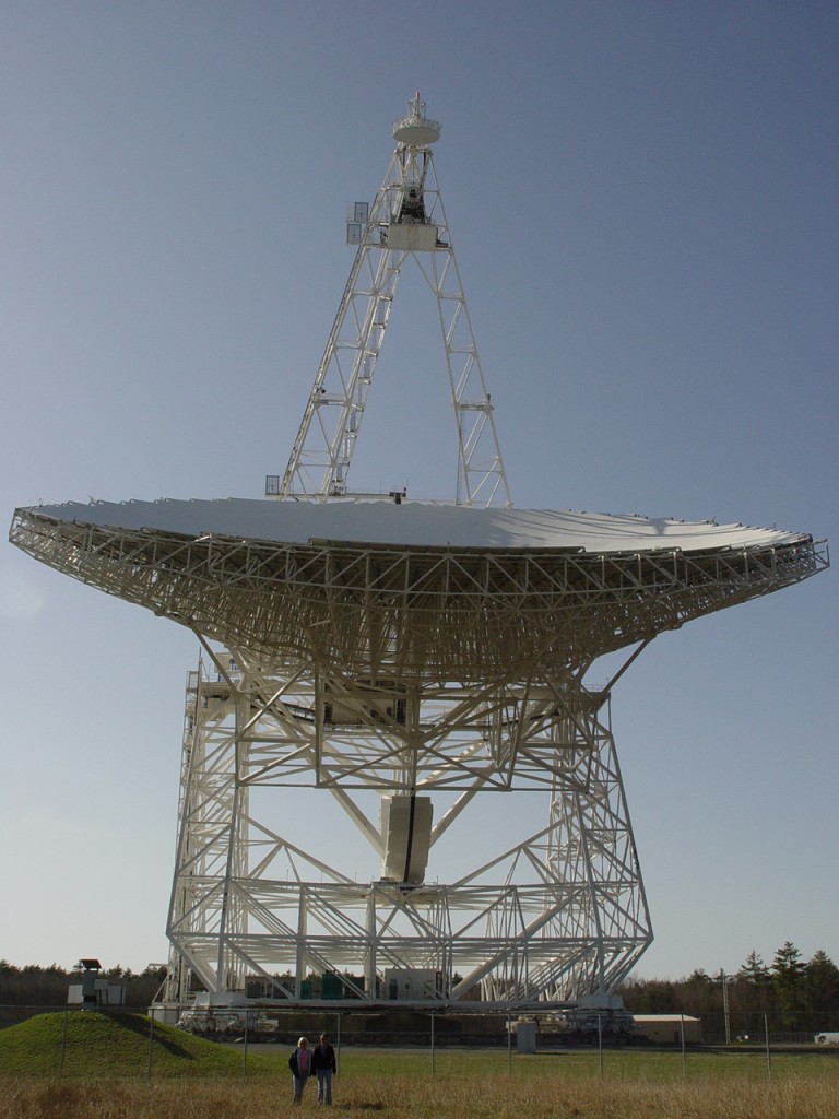 The Green Bank Telescope.